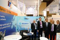 Andreas Jäschke, Geschäftsführer VTL GmbH; Andreas Scheuer, Parlamentarischer Staatssekretär im Bundesverkehrsministerium; Cetin Nohuglu, TOBB Transport and Logistics Sector Assembly President; Hamza Demirdelen, Ministry of Transport Istanbul Regional Director; Ilker Altun, General Director of EKO Fair Co. (von links)