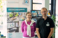 Dr. Benedikte Hatz und Dr. Johann Erath unterstützen mit einem neuen Whitepaper bei der Antragstellung von öffentlich geförderten Forschungsprojekten. (Foto: Luca Hoffmannbeck, SKZ)