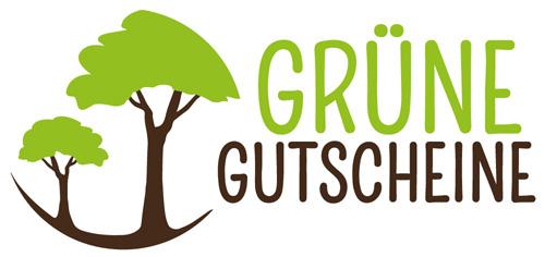 Logo des grünen Rabattportals "Grüne Gutscheine"