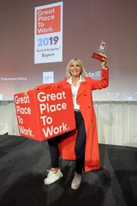 TSO-DATA Nürnberg GmbH erhält erneut Great Place to Work® Award "Bayerns Beste Arbeitgeber 2019"