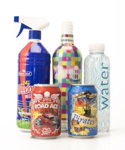 Druckmuster Schrumpffolienetiketten mit UV90 Tintensatz