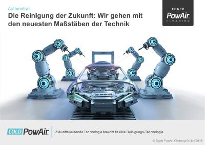 Berührungslose Reinigung von Industrieanlagen und Produktionsmaschinen mit kalter Trocken-Druck-Luft und sonst nichts ... (KDL-Verfahren) - Industrieanlagenreinigung 4.0