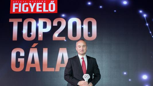 "Employees and management of our company have done a lot to raise the reputation of Hungarian engineering sciences in the world and helped our economy and local communities to flourish," said András Sávos, Managing Director of Knorr-Bremse Budapest, at the Figyelő TOP200 ceremony | © Knorr-Bremse