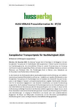 Presseinformation_37_HUSS_VERLAG_Europäischer Transportpreis für Nachhalitgkeit 2024.pdf