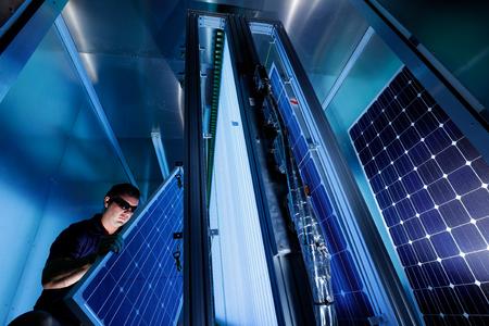 Prüfung von Solarmodulen in Arizona