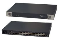 Front- und Rückansicht des Daxten SCOUTmatrix KVM-Switches.