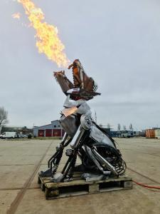 Feuerspeiender Wolf Fenrir von Ronald Duikersloot