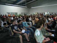 Großes Interesse beim 6 Tag der Ausbildung bei der WITTENSTEIN AG in Harthausen - gleich zu Beginn des Nachmittags