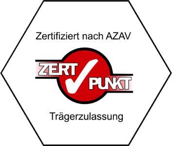Siegel AZAV Trägerzulassung 2017