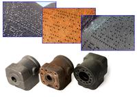 Nadelmarkierter 2D-Code auf Pumpengehäuse