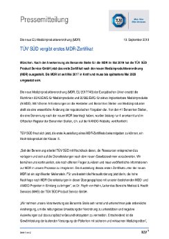 TUEV SUED vergibt erstes MDR-Zertifikat.pdf