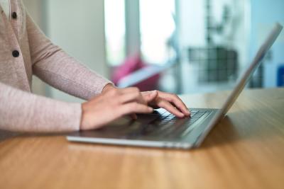 Arbeiten am Macbook