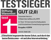 Stiftung Warentest: G Data InternetSecurity schützt am besten vor Computerschädlingen