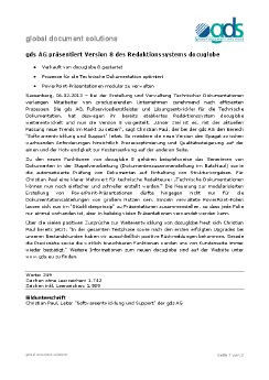 13-02-06 PM - gds AG präsentiert Version 8 des Redaktionssystems docuglobe.pdf