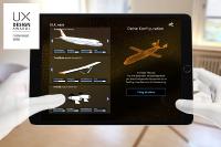 Die "Virtual Wings" App in Aktion. Die einfache Handhabung und schnelle Eingewöhnung erhöhen den Lern- und Spaßfaktor.