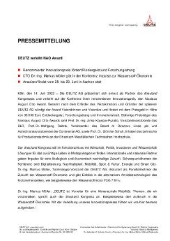 20220614_DEUTZ_PM_Nicolaus August Otto Award und neuland.pdf