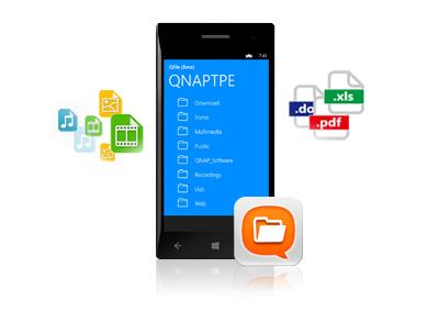 QNAP-App Qfile ab sofort für Windows Phone 8-Nutzer