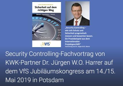 Fachvortrag Dr. Jürgen W.O. Harrer - VfS Jubiläumskongress Potsdam