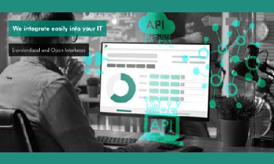 We integrate easily with your IT with standardised and open interfaces.
