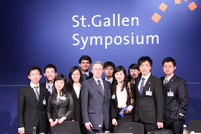 Besides the World Economic Forum in Davos, the St. Gallen symposium represents one of the most important international economic events