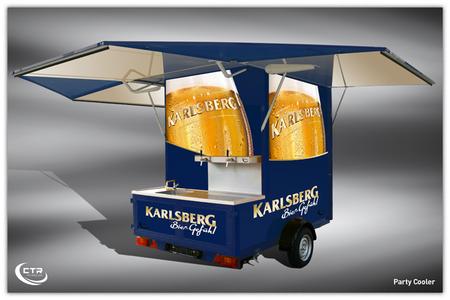 Little Ben - Innovativer Ausschankwagen aus dem Hause CTR Fahrzeugtechnik GmbH, Osann-Monzel