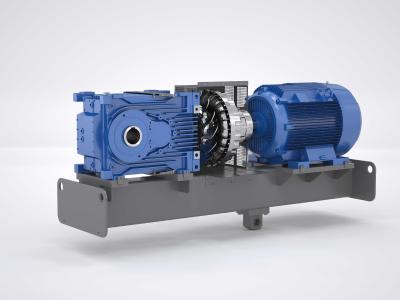 Die 2-stufigen Kegelstirnradgetriebe MAXXDRIVE® XT wurden speziell für Anwendungen optimiert, in denen geringe Übersetzungen in Kombination mit hohen Leistungen gefragt sind
Bild: NORD DRIVESYSTEMS