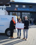 Spendenübergabe an Berberhilfe Landshut e.V.