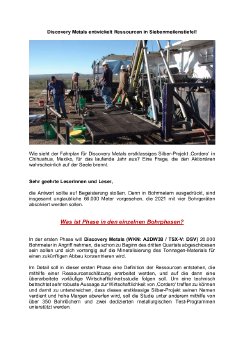 Discovery Metals stellt Arbeitsprogramm & Budget für sein Aushängeschild „Cordero“ vor.pdf
