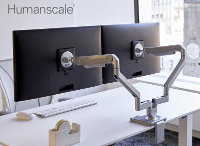 Humanscale Dual Monitor Tischhalterung