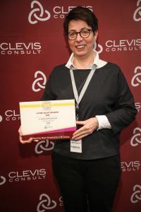 Freut sich über die Auszeichnung als Star-Arbeitgeber: Nicole Laufersweiler von B. Braun / Bildnachweis: Clevis Consult