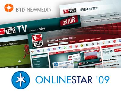 bundesliga.de ist der OnlineStar des Jahres 2009