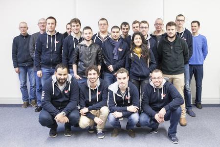 Maschinenbau-Studierende aus Frankreich besuchen die Hochschule Bremen (Foto: Dennis Welge, Hochschule Bremen)