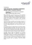 [PDF] Pressemitteilung: Safer Internet Day: Unitymedia veröffentlicht eSafety Toolkit in deutscher Sprache
