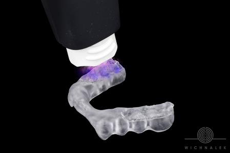 Plasmabehandlung der Aufbissschiene