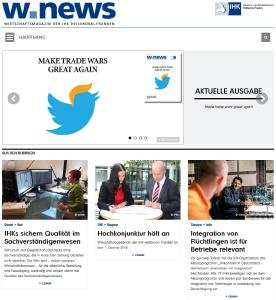Der neue Online-Auftritt der Mitgliederzeitschrift der IHK Heil-bronn-Franken / Foto: IHK