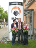 Stefanie Krause, Vorstandsvorsitzender Achim Hager, Antje Dyck (von links)