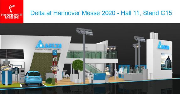 Delta Previews the Energy-Efficient Solutions for Manufacturing, Infrastructure, and Buildings at Hannover Messe 2020