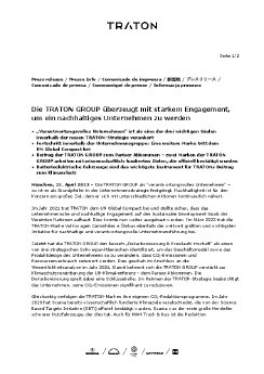 PM Die TRATON GROUP ueberzeugt mit starkem Engagement, um ein nachhaltiges Unternehmen zu werden.pdf