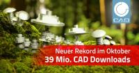 Erstmals über 39 Mio. CAD Modelle Downloads im Monat