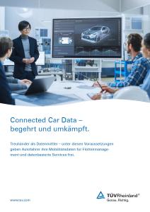 Whitepaper „Connected Car Data – begehrt und umkämpft“