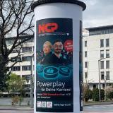 Neue Plakataktion von NCP in Nürnberg