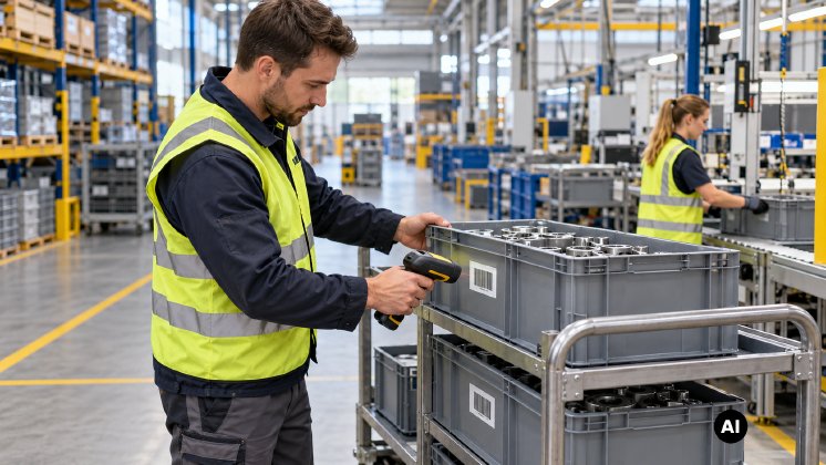 Barcode-Scan bei der internen Übergabe