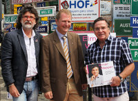 Klaus Beer, Achim Hager, Elmar Wepper (von links)