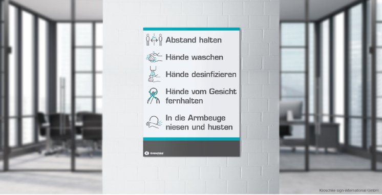 Aushang Verhaltensvorgaben zum Infektionsschutz_Kroschke sign-international GmbH.jpg