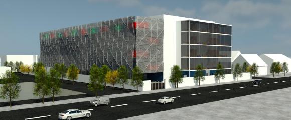 Etix Bild, 3D-rendering der Entwurfsplanung