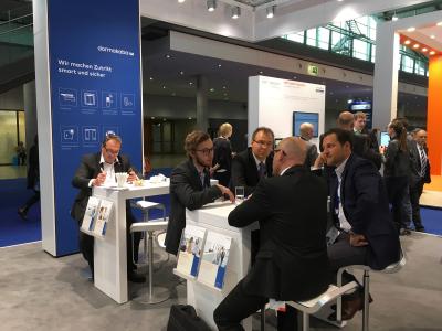 Der Messestand von dormakaba war durchweg gut besucht.