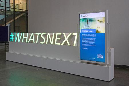 Das Fraunhofer-Jubiläumsjahr steht unter dem Motto: »70 Jahre Fraunhofer, 70 Jahre Zukunft, #WHATSNEXT« © Fraunhofer IESE