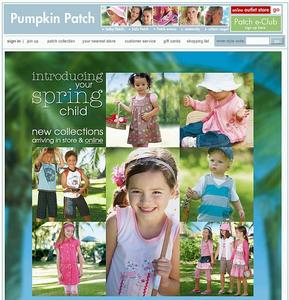 Im englischsprachigen Raum ist Pumkinpatch auch mit verschiedenen Onlineshops im Internet vertreten.