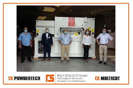 Der weltgrößte Bandgranulator GR1200UC ROLF SCHLICHT GmbH & SAGITTA