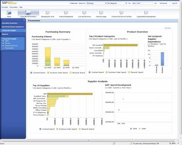 Better insights from dashboards from Xcelsius® software, part of the SAP® BusinessObjects™ portfolio.